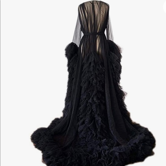 Tulle Puffy Robe - Picture 4 of 7